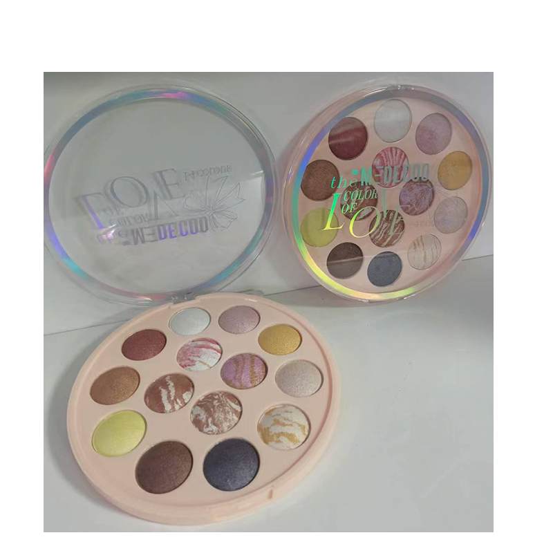 Silky Smooth 14-Color Baking Powder Makeup Palette