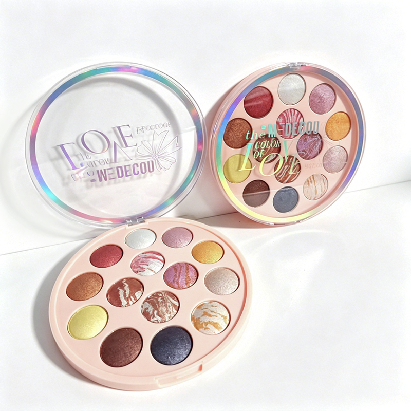 Silky Smooth 14-Color Baking Powder Makeup Palette